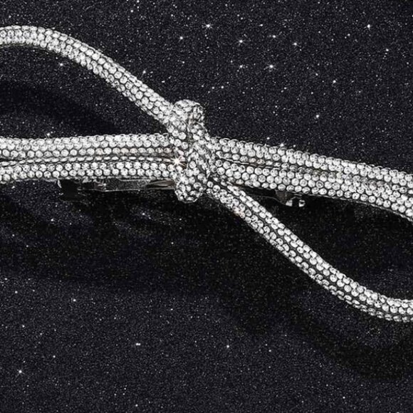 Rhinestone Crystal Hair Clip - Picture 5 of 6